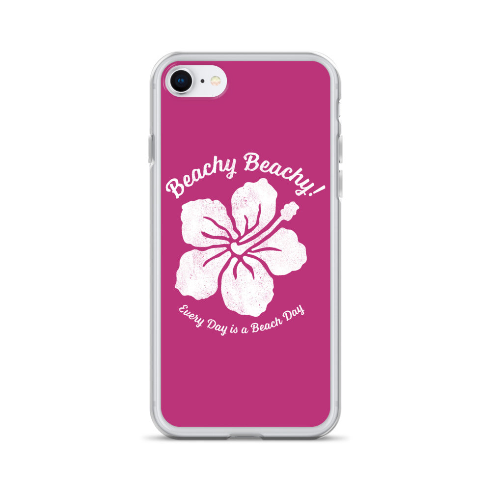 Beachy Beachy Vintage Tropical Flower iPhone Case