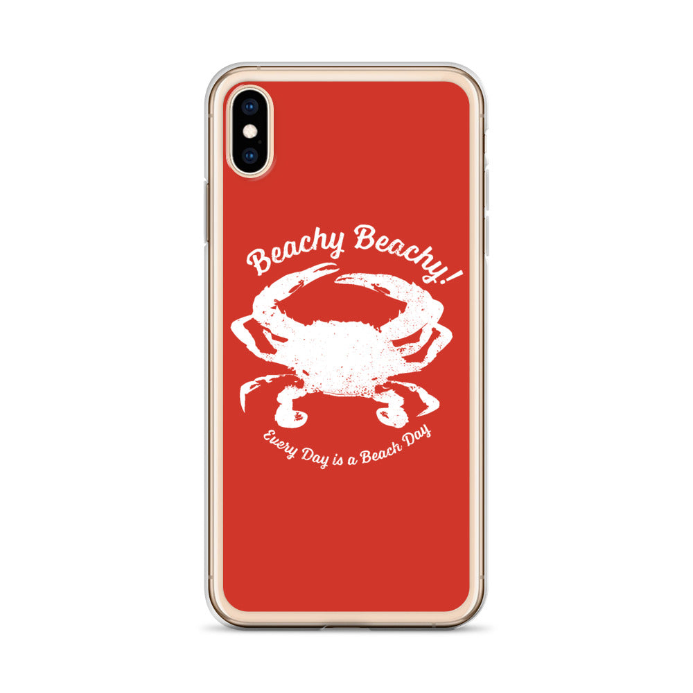 Beachy Beachy Vintage Crab iPhone Case