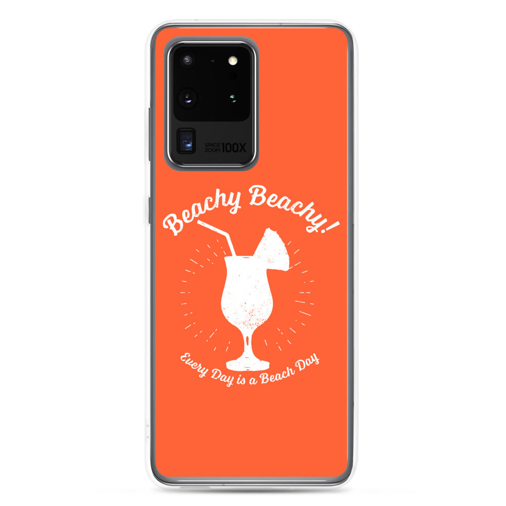 Beachy Beachy Vintage Tropical Boat Drink Samsung Phone Case