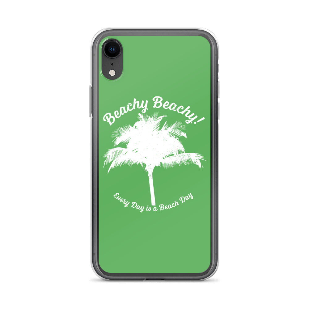 Beachy Beachy Vintage Palm Tree iPhone Case