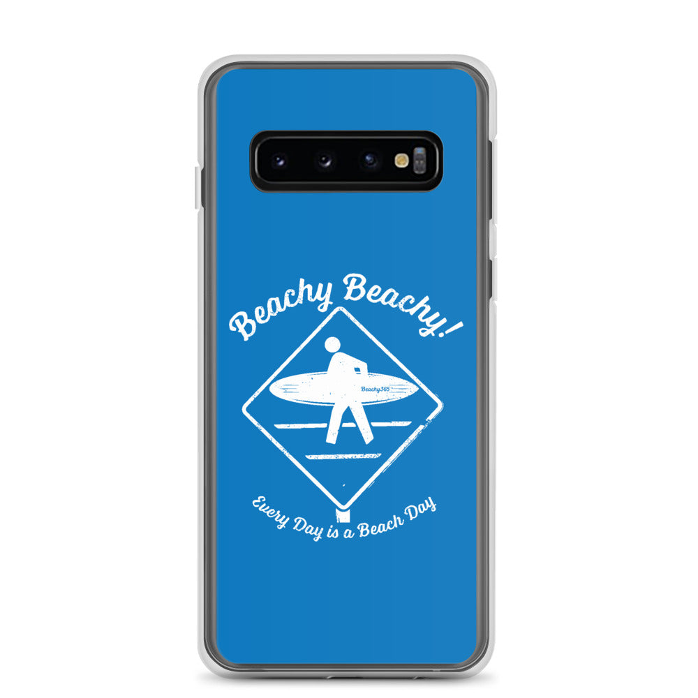 Beachy Beachy Vintage Surfer Crossing Samsung Phone Case