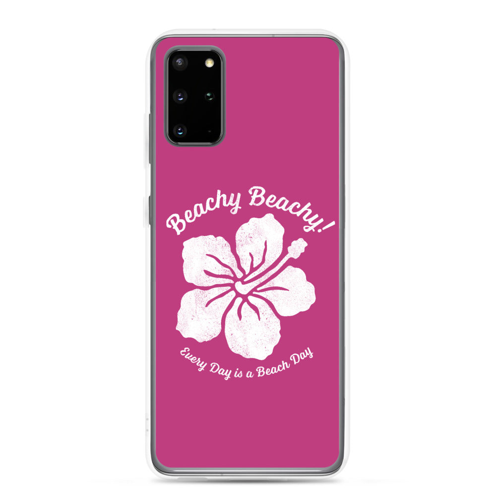 Beachy Beachy Vintage Tropical Flower Samsung Phone Case