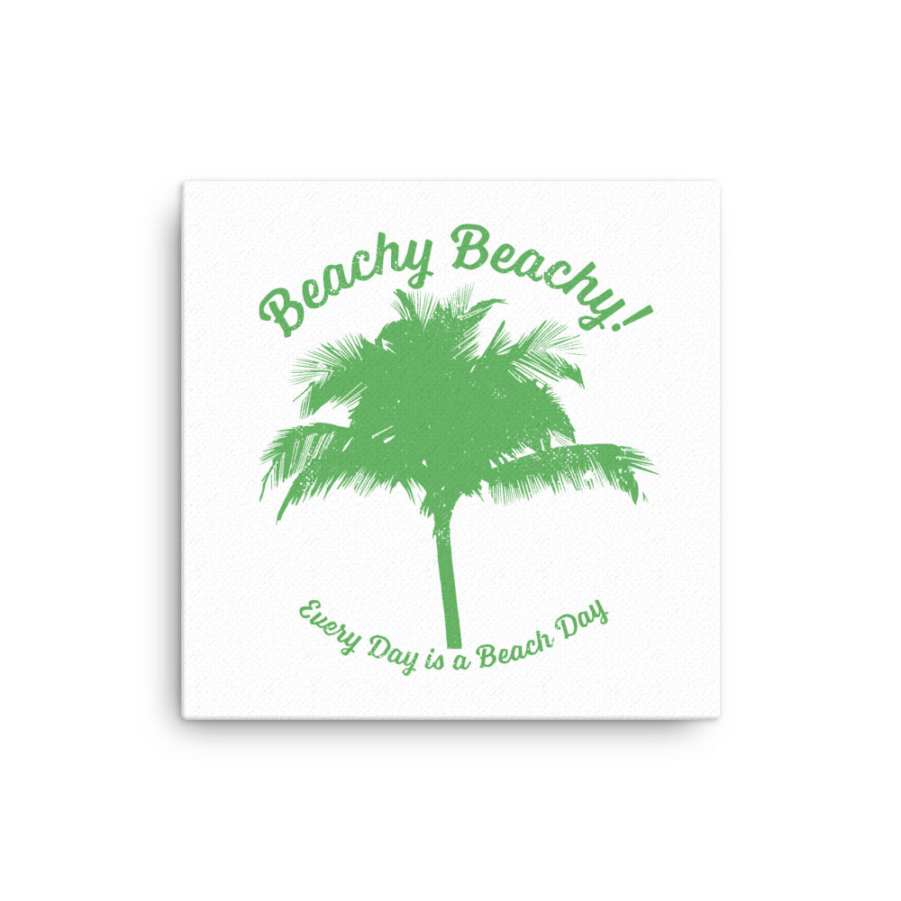 Beachy Beachy Vintage Palm Tree Canvas Wall Art