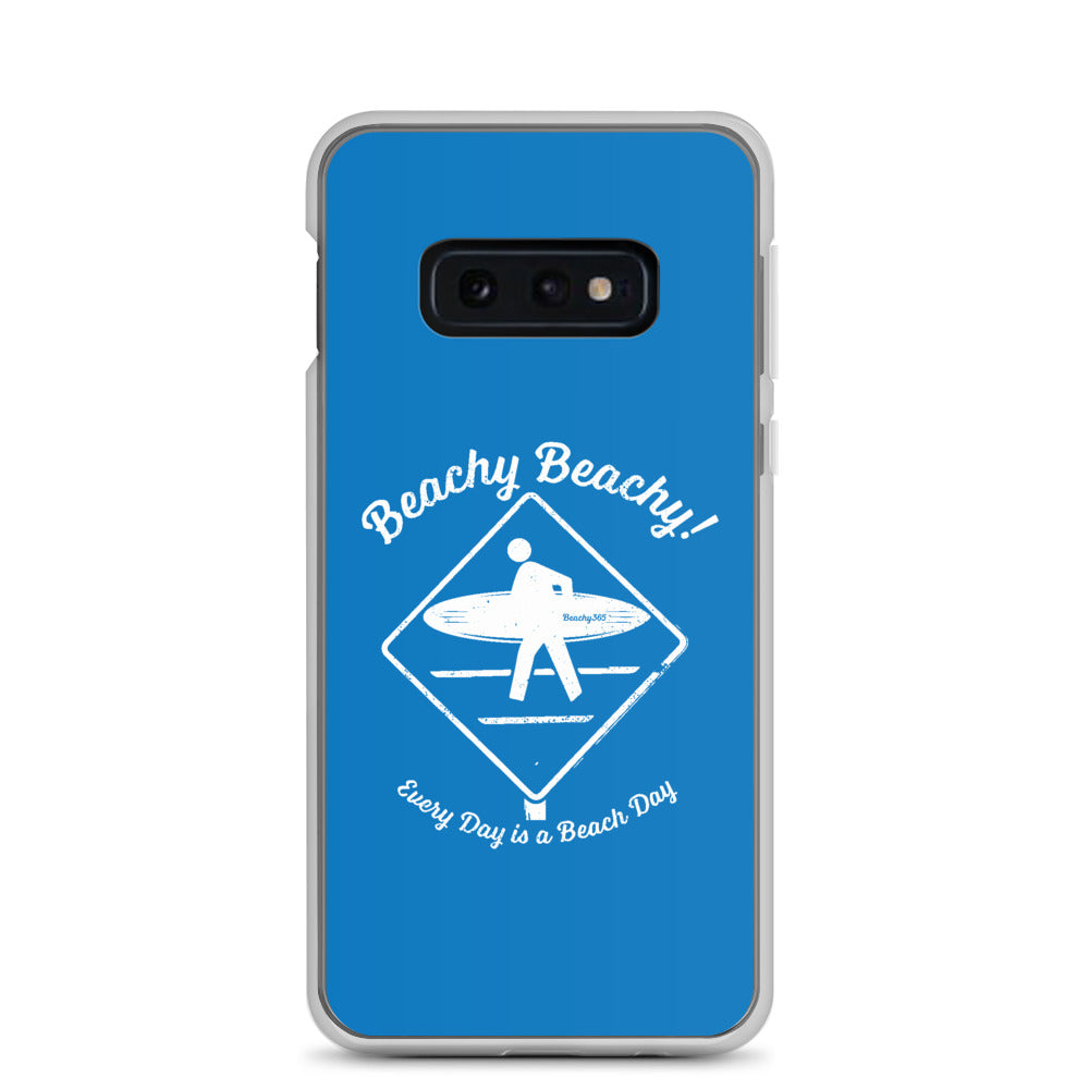 Beachy Beachy Vintage Surfer Crossing Samsung Phone Case