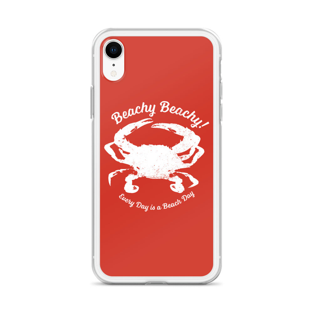 Beachy Beachy Vintage Crab iPhone Case