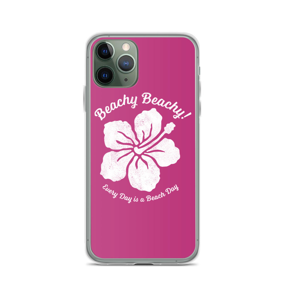 Beachy Beachy Vintage Tropical Flower iPhone Case
