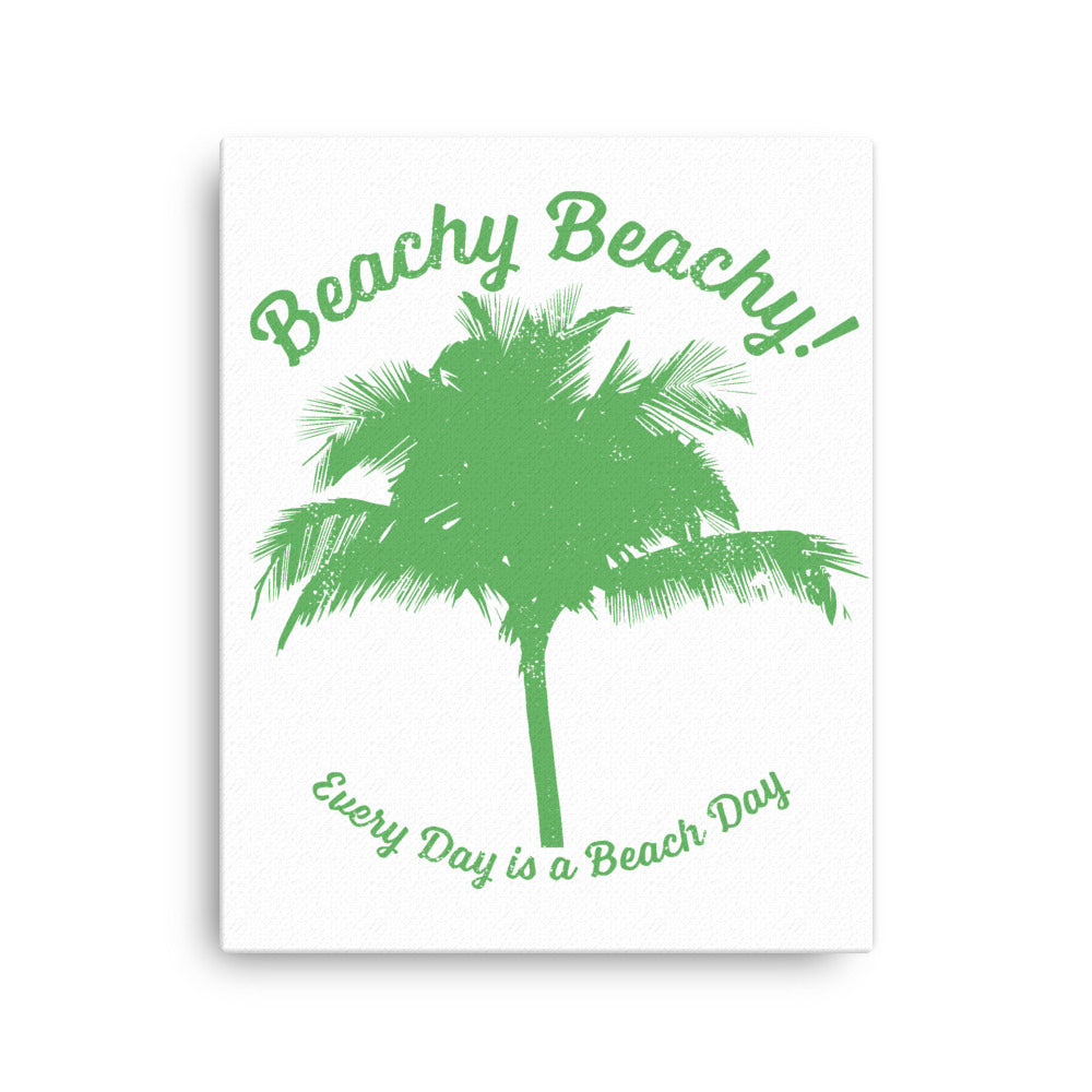 Beachy Beachy Vintage Palm Tree Canvas Wall Art