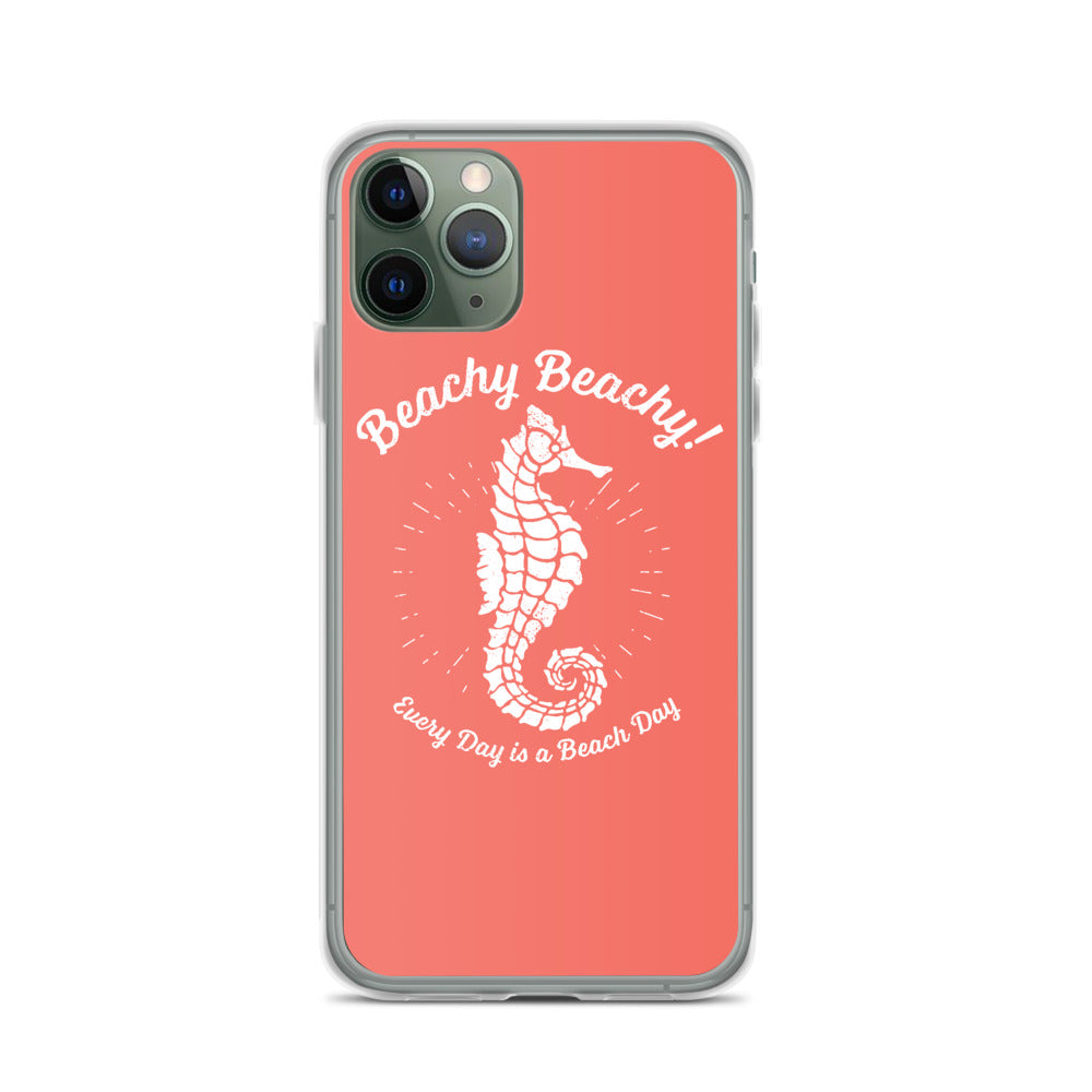 Beachy Beachy Vintage Seahorse iPhone Case