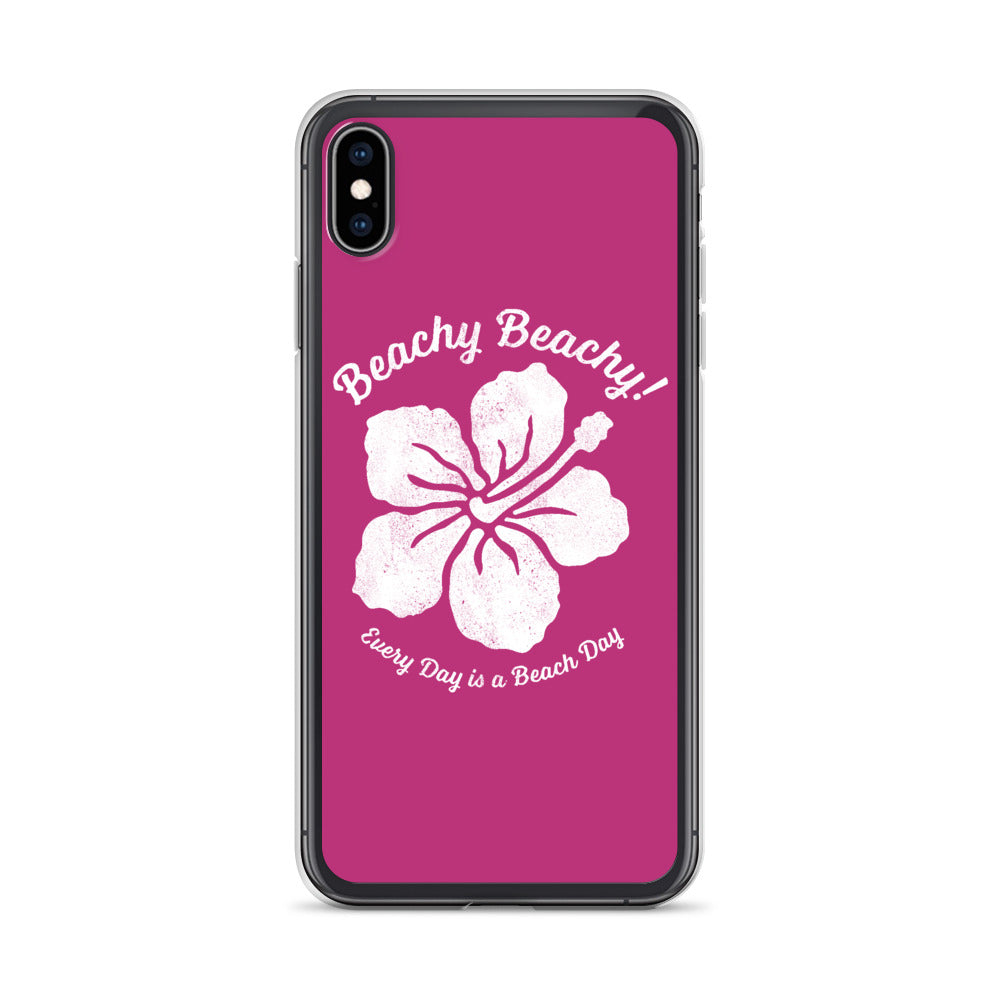 Beachy Beachy Vintage Tropical Flower iPhone Case