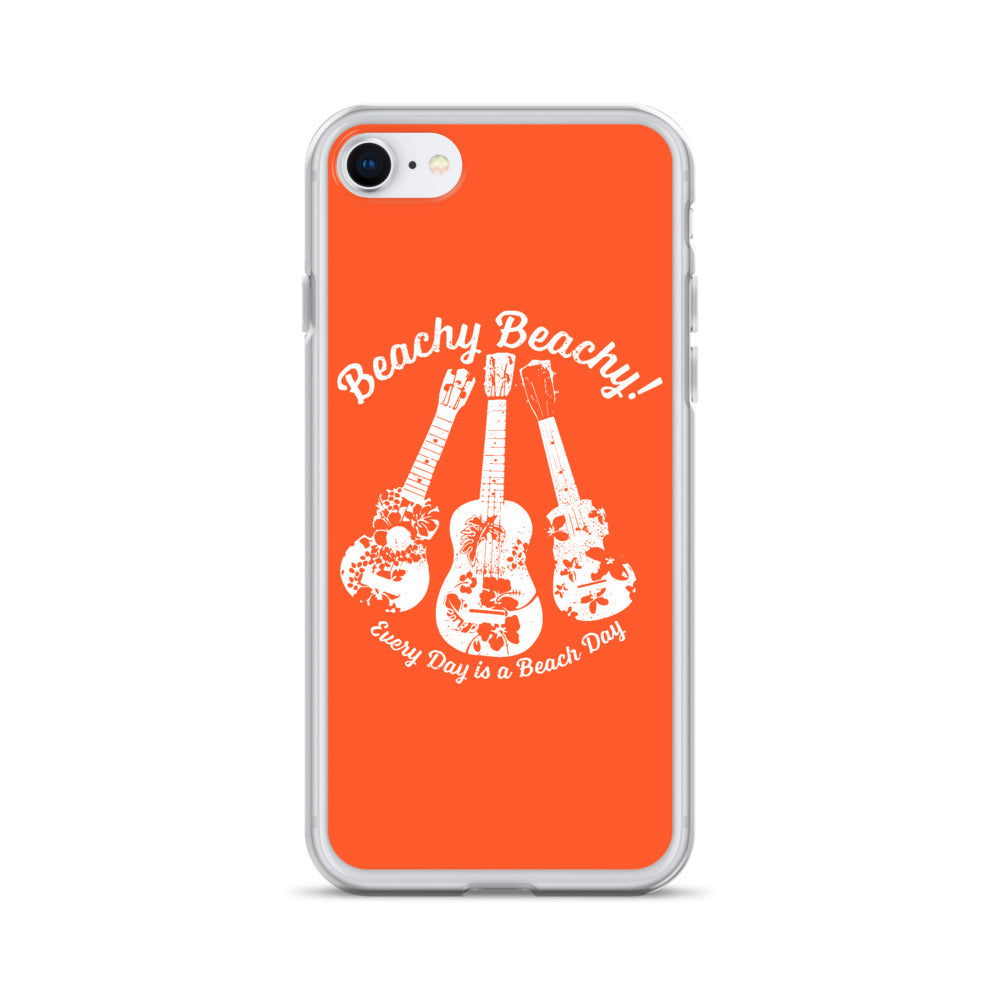 Beachy Beachy Vintage Ukuleles iPhone Case