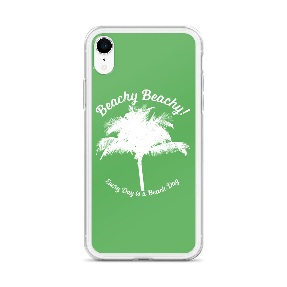 Beachy Beachy Vintage Palm Tree iPhone Case
