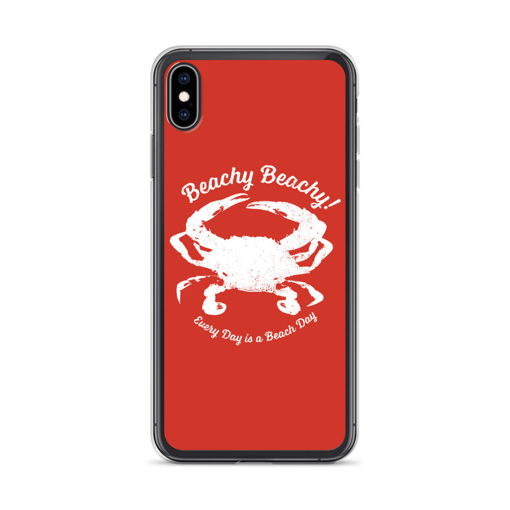 Beachy Beachy Vintage Crab iPhone Case