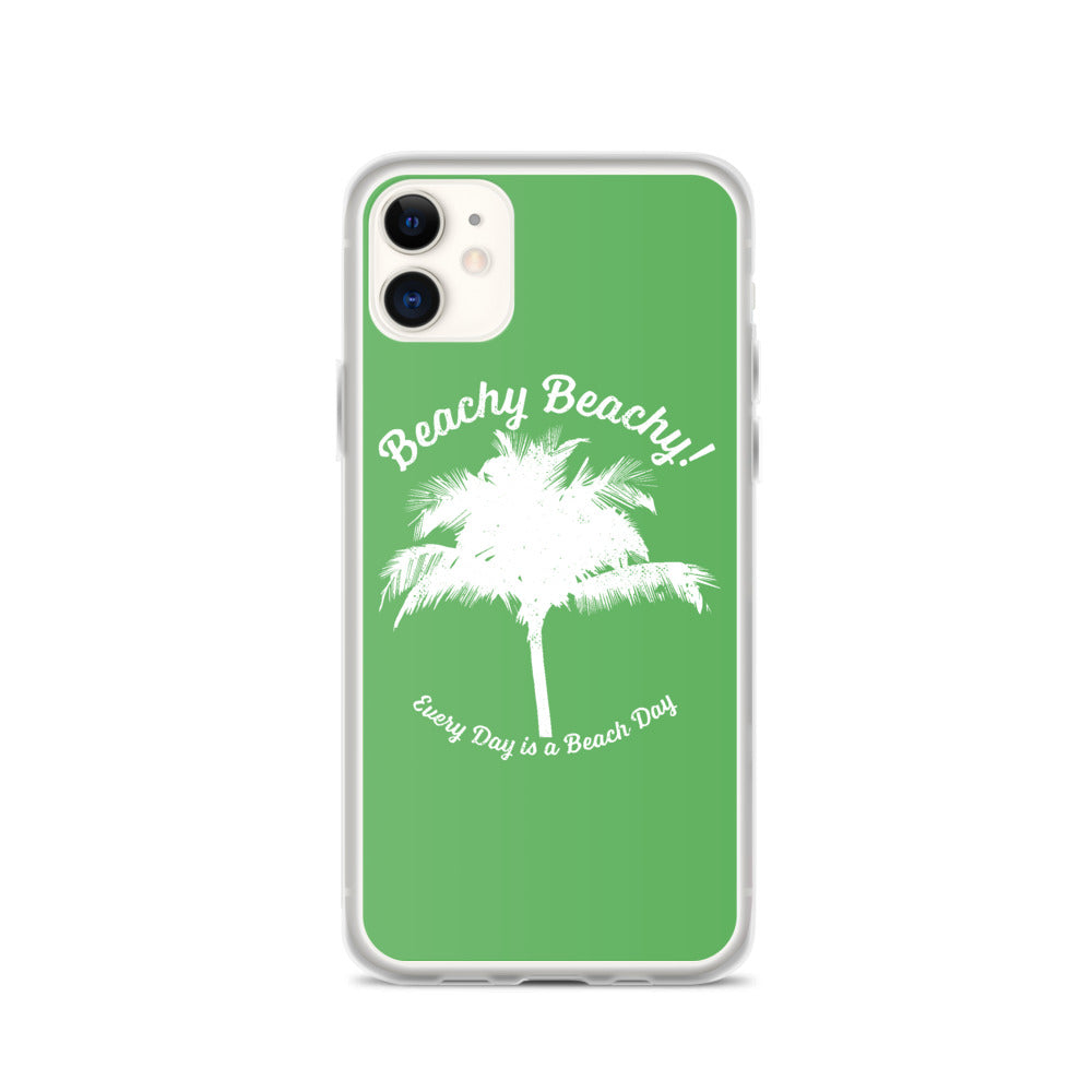 Beachy Beachy Vintage Palm Tree iPhone Case