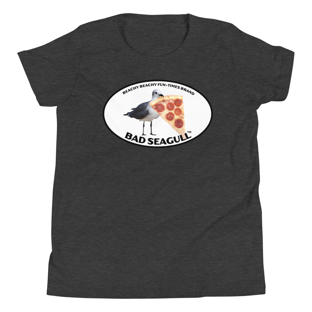 Bad Seagull with Pizza Kids Tee
