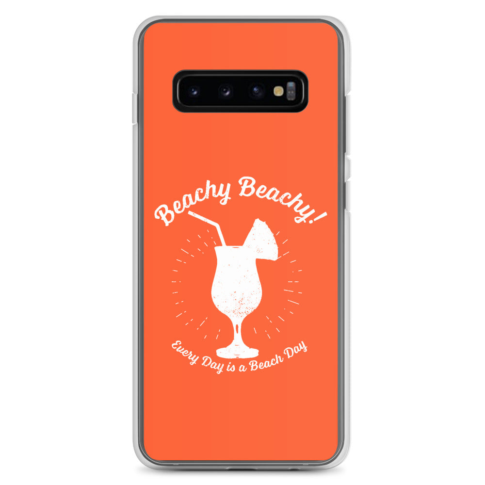 Beachy Beachy Vintage Tropical Boat Drink Samsung Phone Case
