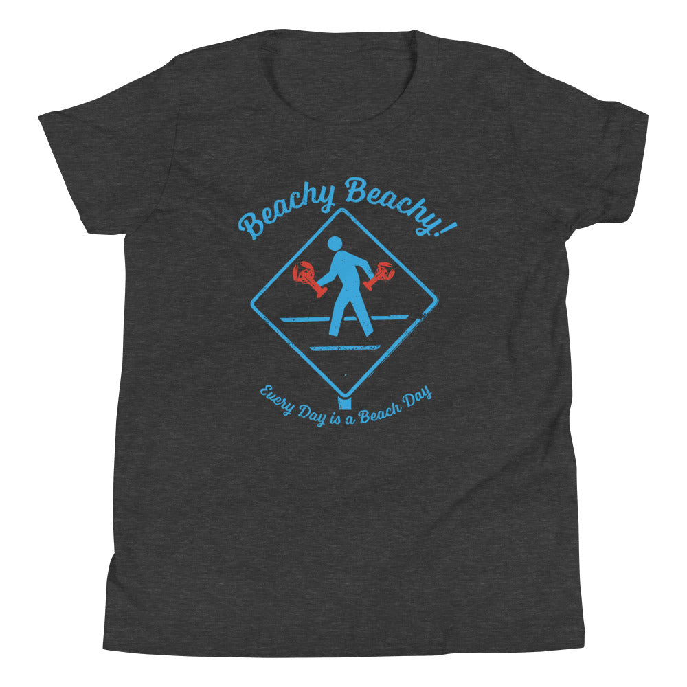 Beachy Beachy Vintage Lobsterman Crossing Kids Tee