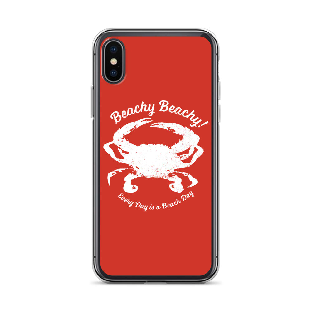 Beachy Beachy Vintage Crab iPhone Case