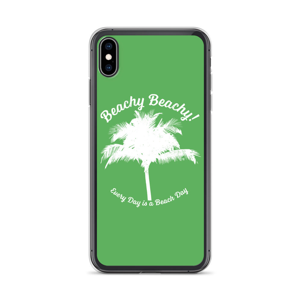 Beachy Beachy Vintage Palm Tree iPhone Case