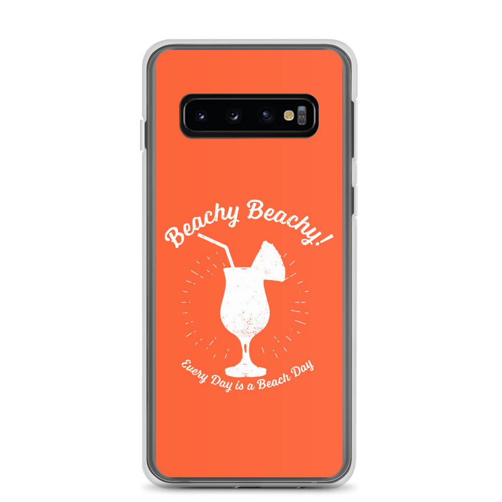 Beachy Beachy Vintage Tropical Boat Drink Samsung Phone Case