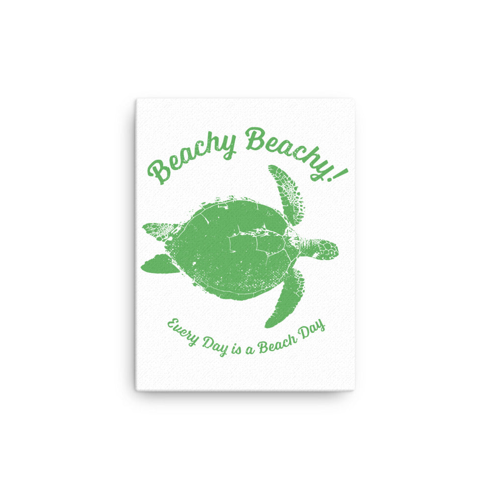 Beachy Beachy Vintage Sea Turtle Canvas Wall Art