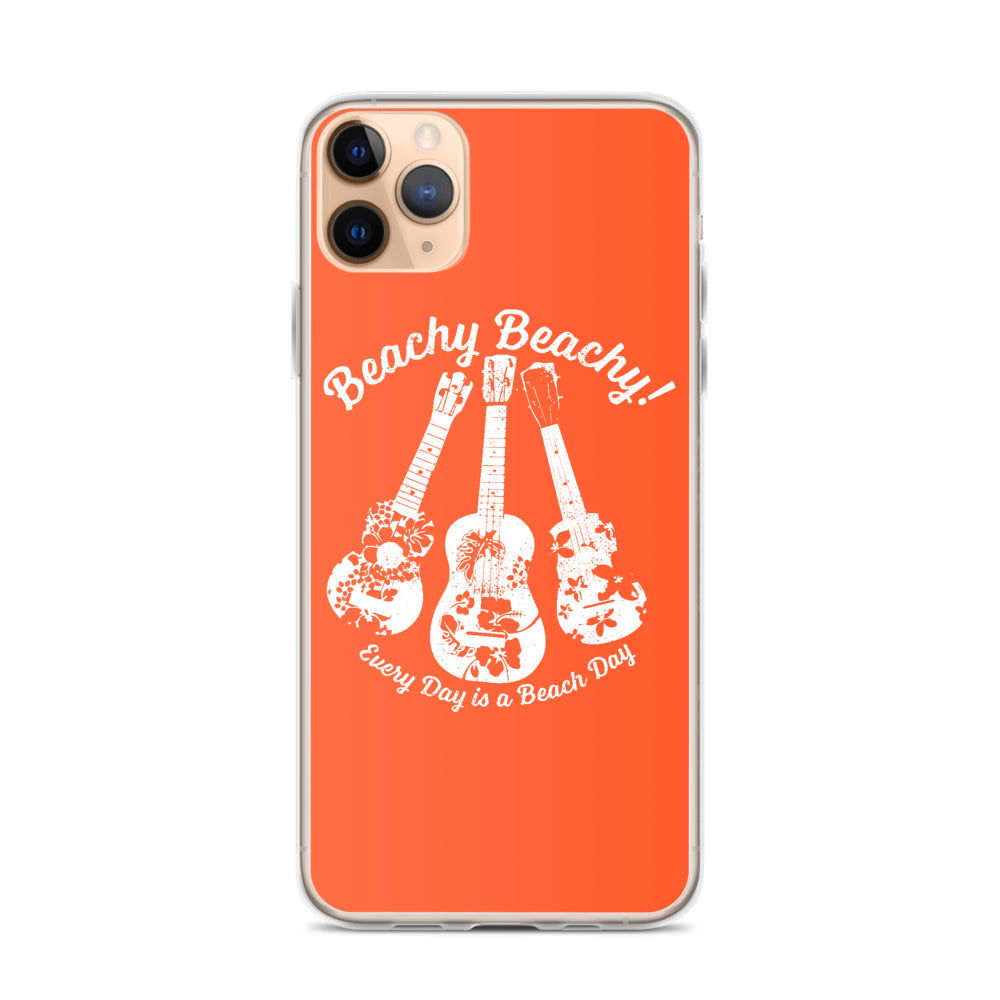Beachy Beachy Vintage Ukuleles iPhone Case