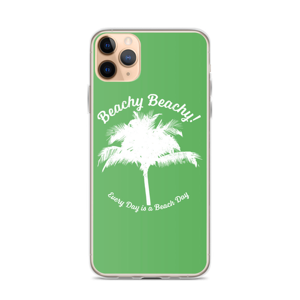 Beachy Beachy Vintage Palm Tree iPhone Case