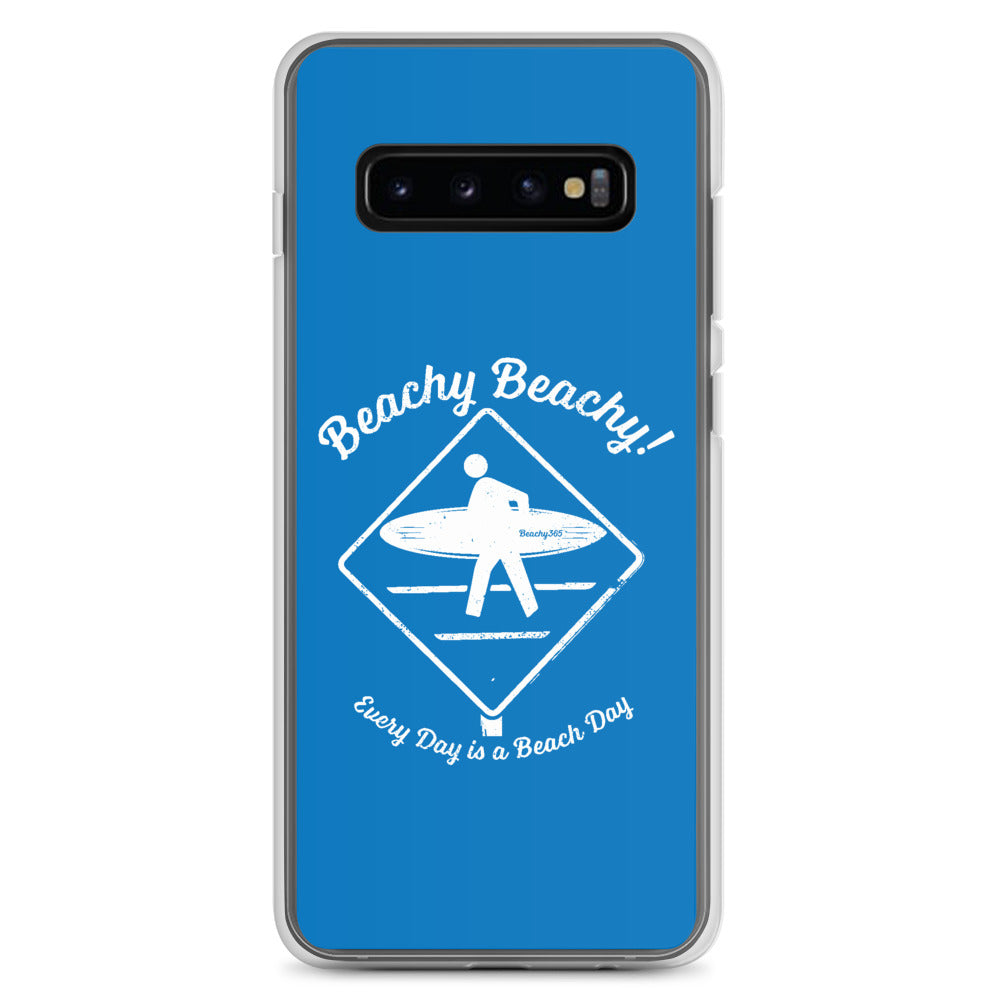 Beachy Beachy Vintage Surfer Crossing Samsung Phone Case