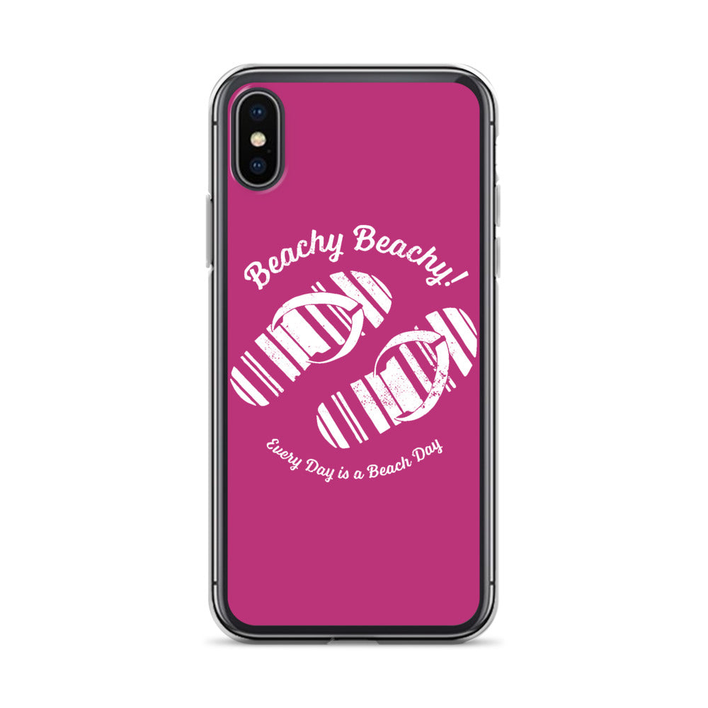 Beachy Beachy Vintage Flip Flops iPhone Case