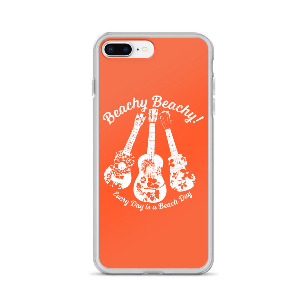 Beachy Beachy Vintage Ukuleles iPhone Case