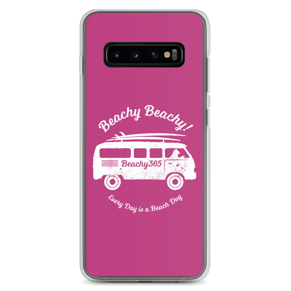 Beachy Beachy Vintage Surfbus Cat Samsung Phone Case