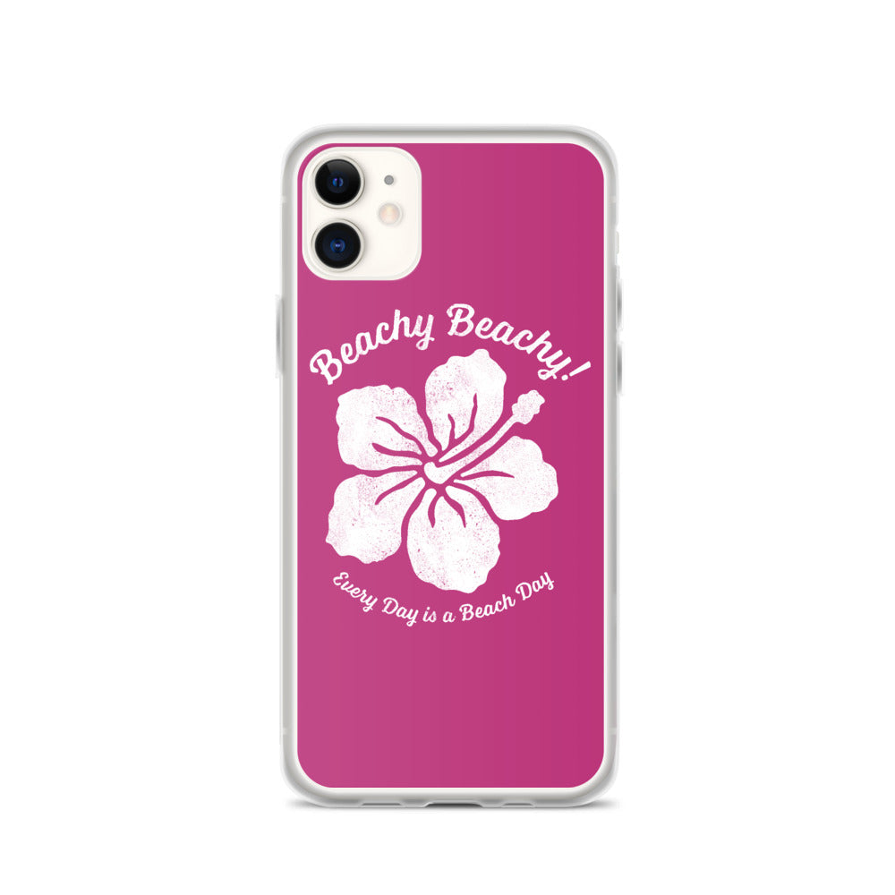 Beachy Beachy Vintage Tropical Flower iPhone Case