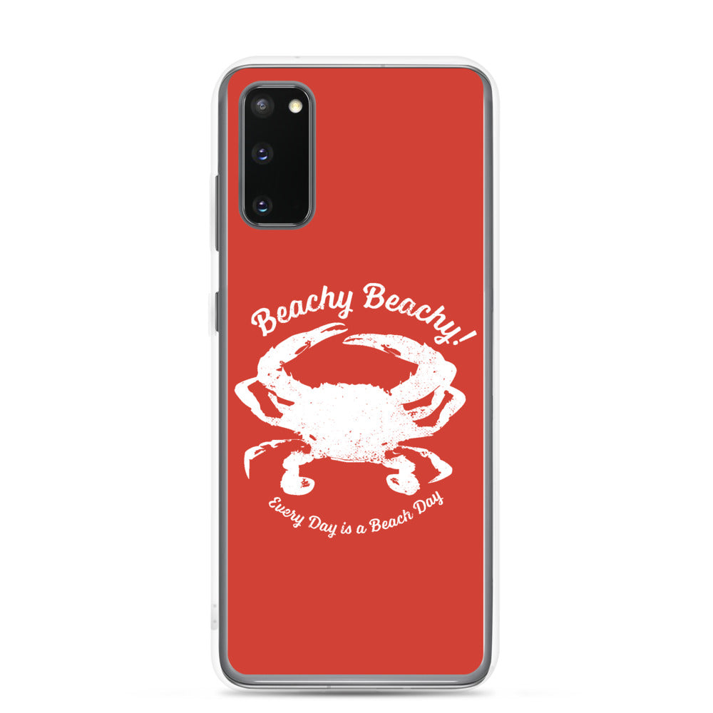 Beachy Beachy Vintage Crab Samsung Phone Case
