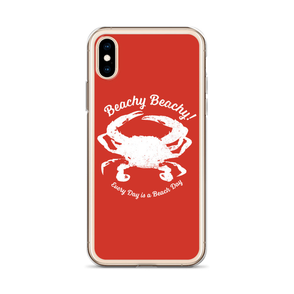 Beachy Beachy Vintage Crab iPhone Case