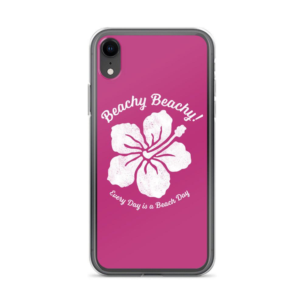 Beachy Beachy Vintage Tropical Flower iPhone Case