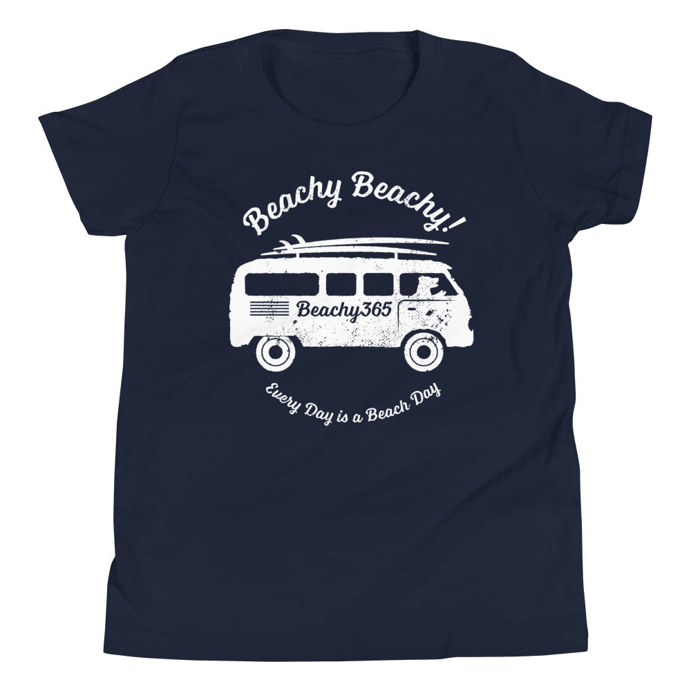 Beachy Beachy Vintage Surfbus Dog Kids Tee
