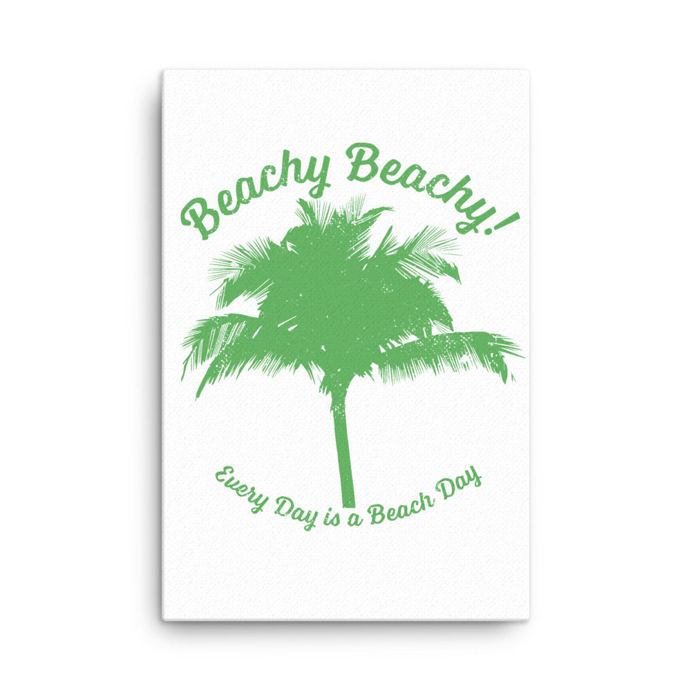 Beachy Beachy Vintage Palm Tree Canvas Wall Art