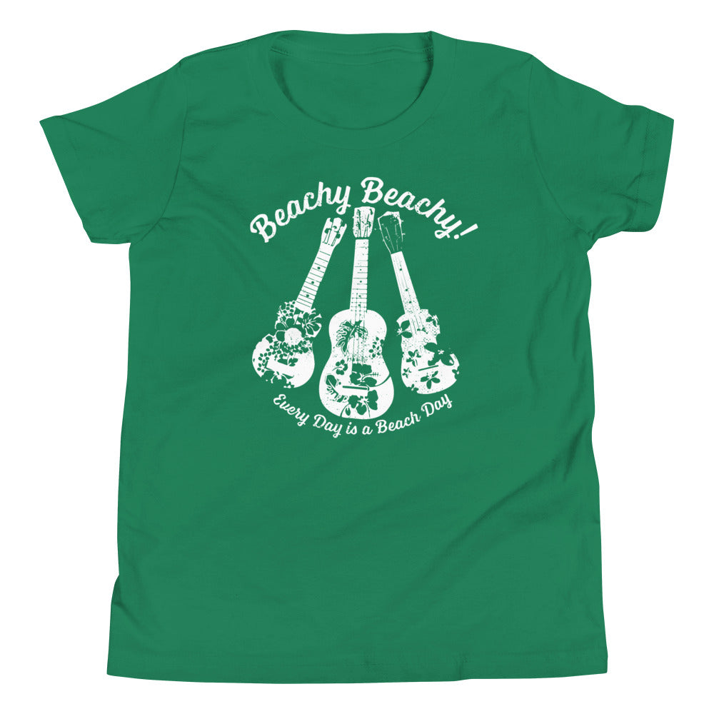 Beachy Beachy Vintage Ukuleles Kids Tee