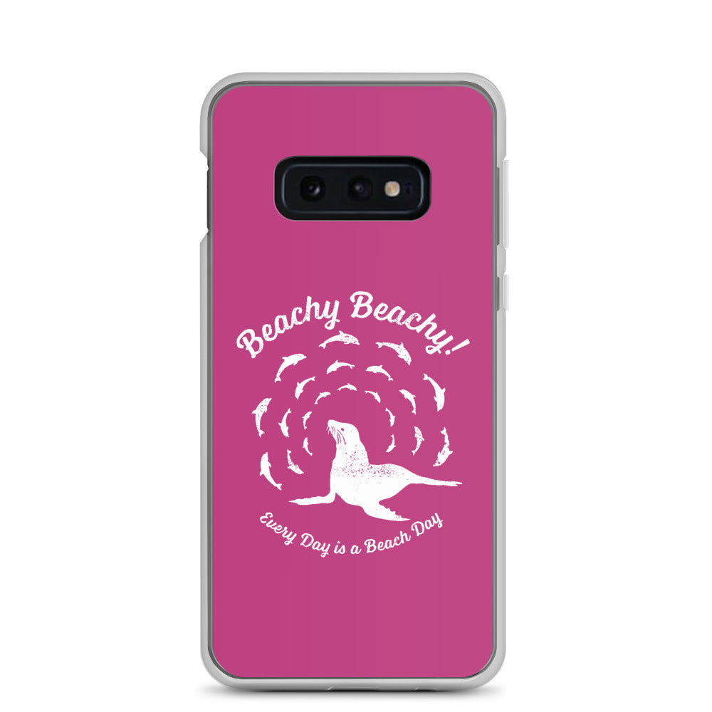 Beachy Beachy Vintage Seal and Dolphins Samsung Phone Case