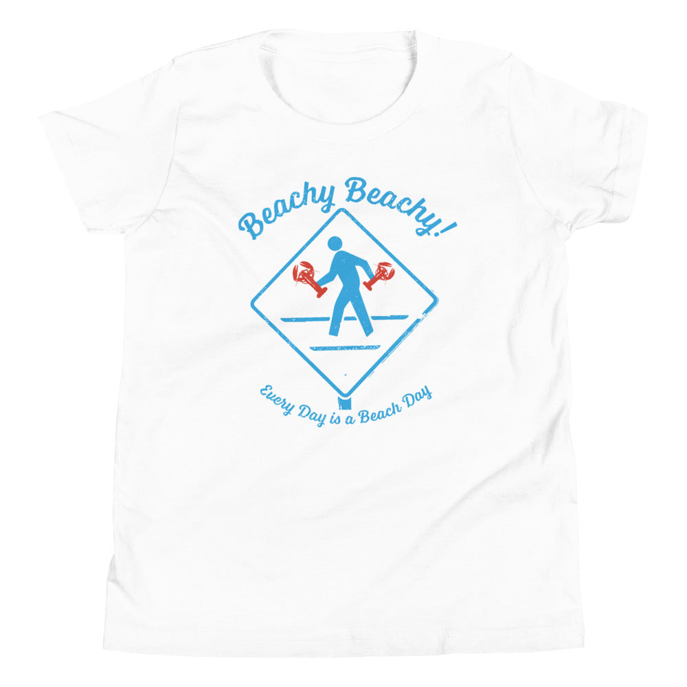 Beachy Beachy Vintage Lobsterman Crossing Kids Tee