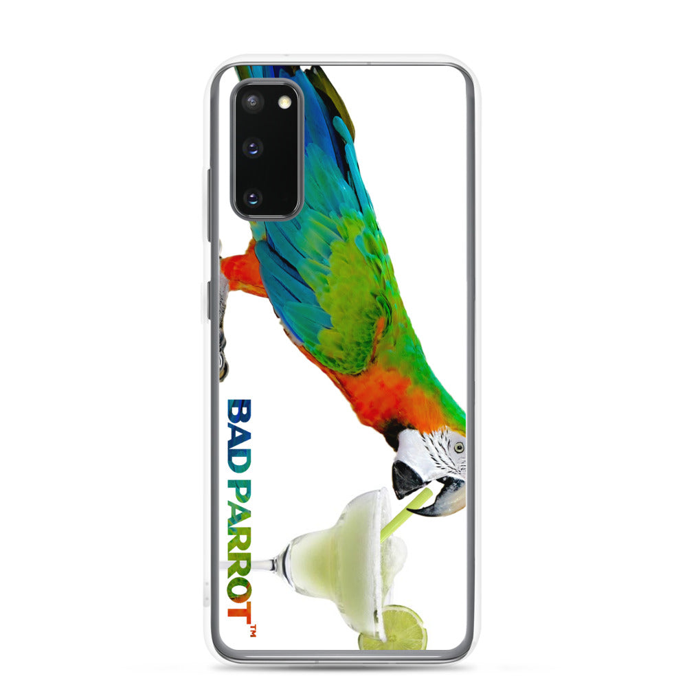 Bad Parrot with Margarita Extreme-Close-Up Samsung Phone Case
