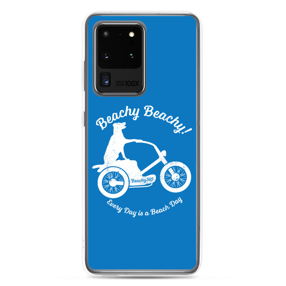 Beachy Beachy Vintage Scooter-Dog Samsung Phone Case
