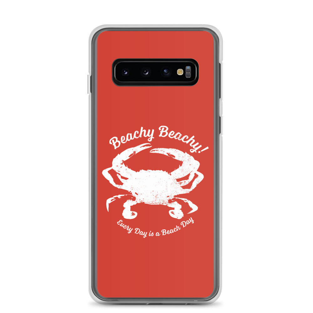 Beachy Beachy Vintage Crab Samsung Phone Case
