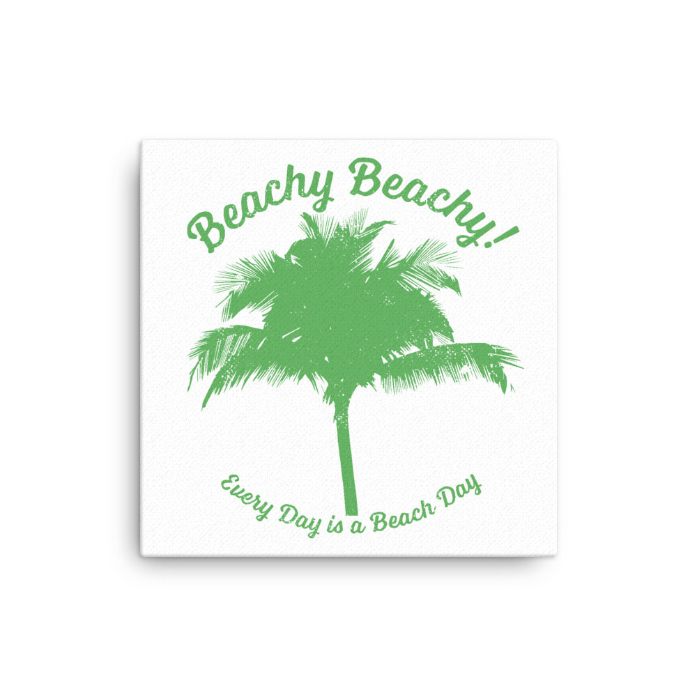 Beachy Beachy Vintage Palm Tree Canvas Wall Art