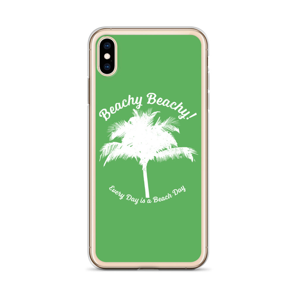 Beachy Beachy Vintage Palm Tree iPhone Case