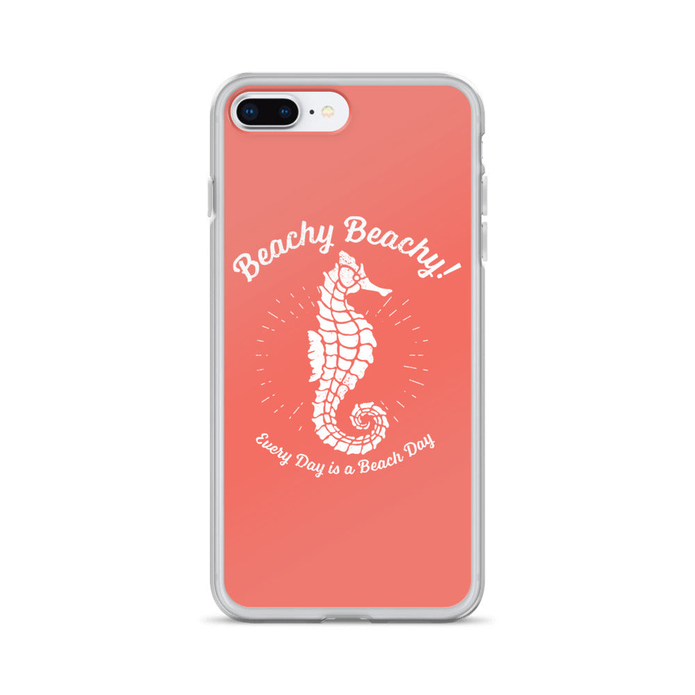 Beachy Beachy Vintage Seahorse iPhone Case