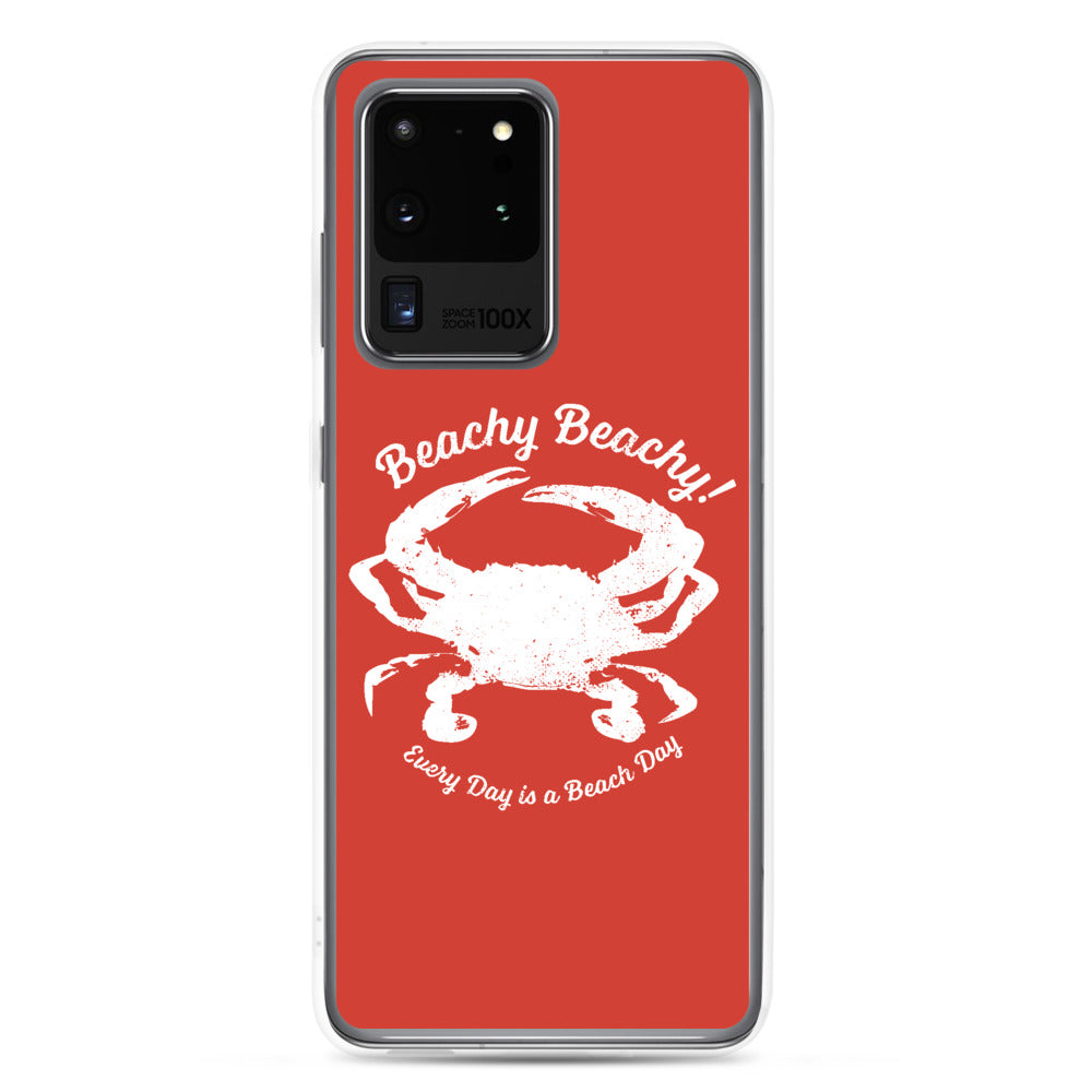 Beachy Beachy Vintage Crab Samsung Phone Case
