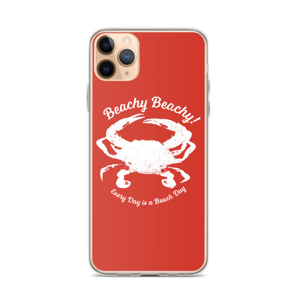 Beachy Beachy Vintage Crab iPhone Case
