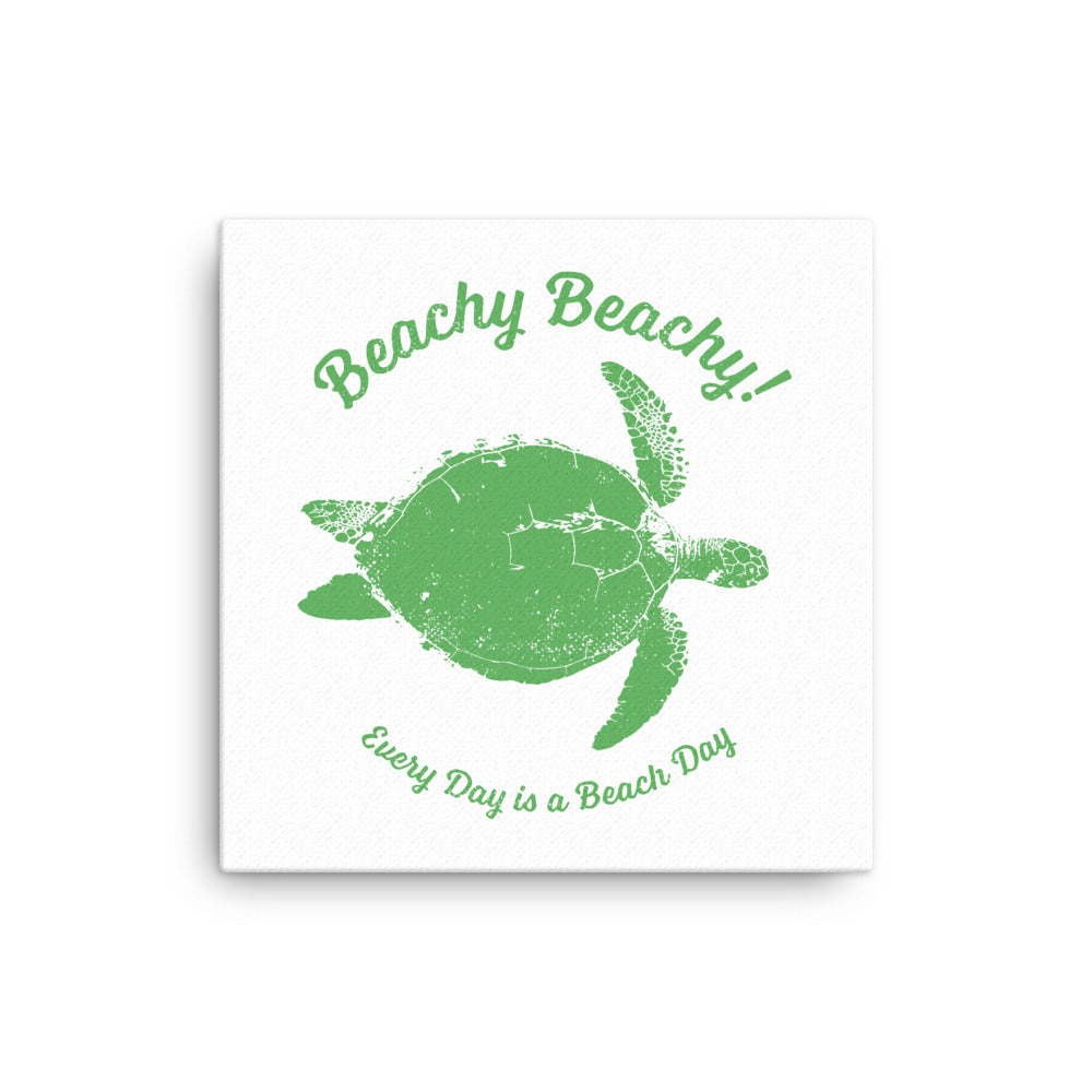 Beachy Beachy Vintage Sea Turtle Canvas Wall Art