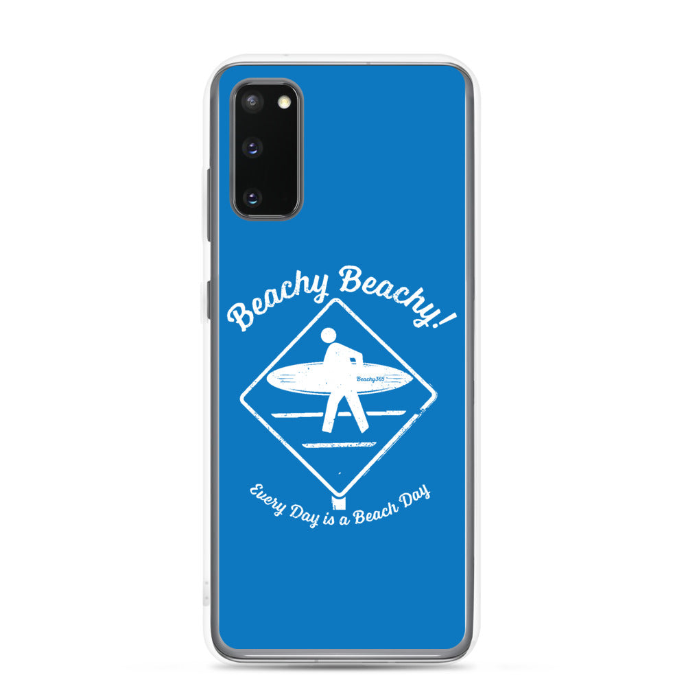 Beachy Beachy Vintage Surfer Crossing Samsung Phone Case