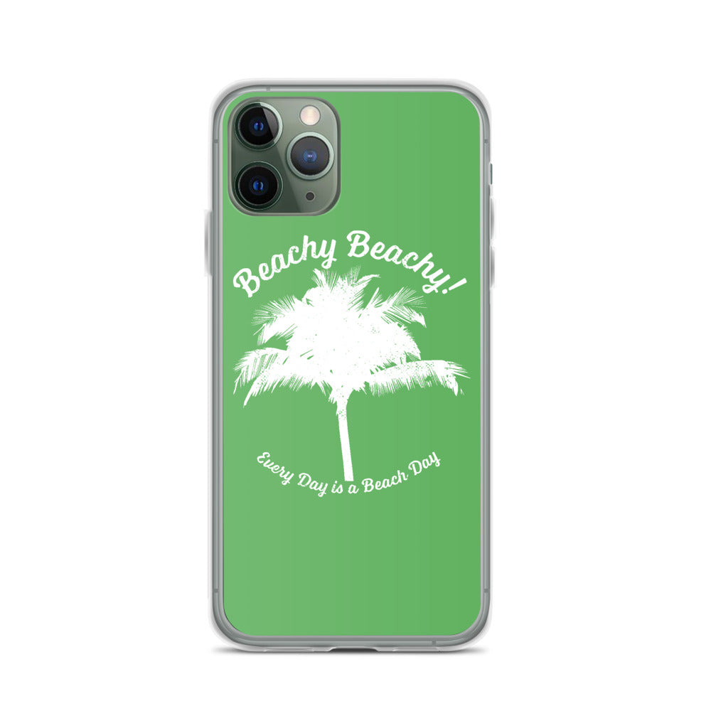 Beachy Beachy Vintage Palm Tree iPhone Case